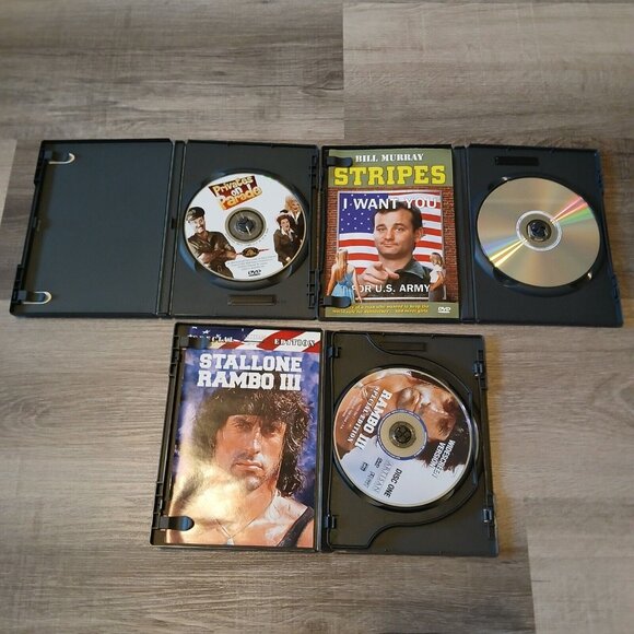 Army War DVD Lot Saving Private Ryan G.I. Jane A Few Good Men Stripes Jarhead - Picture 7 of 8